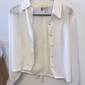 Off white blouse by Kasper